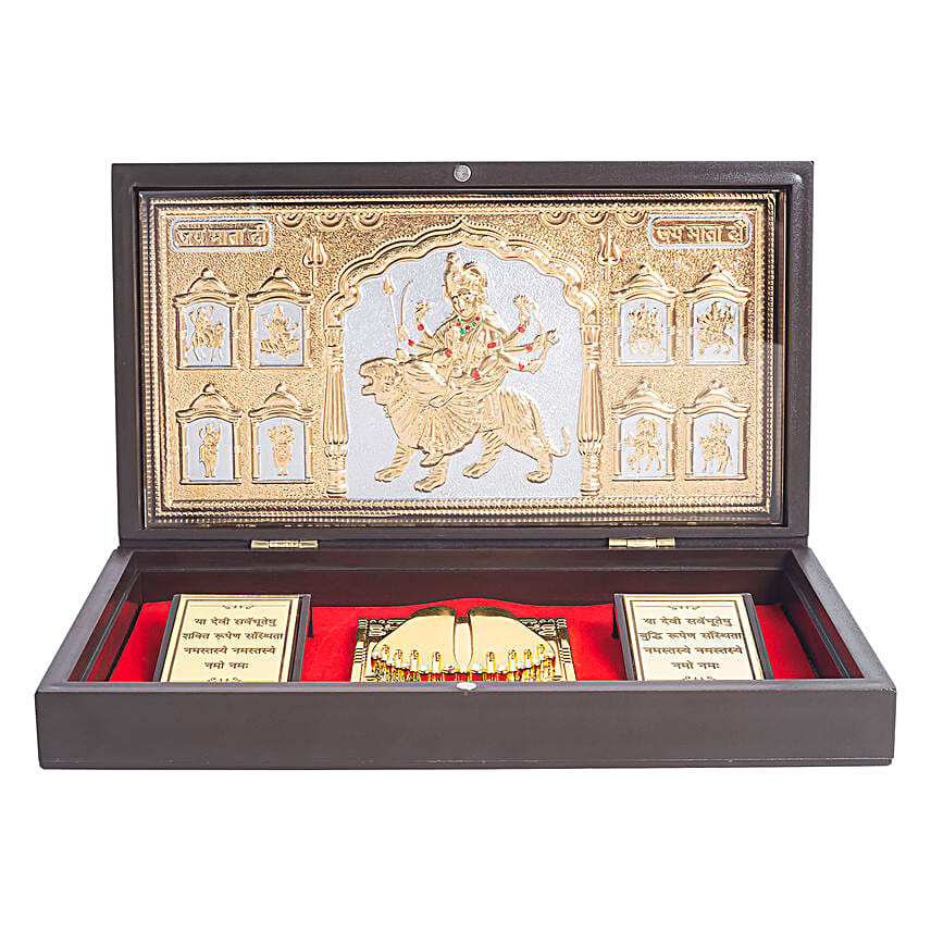 24Kt Ambey Maa Pooja Box
