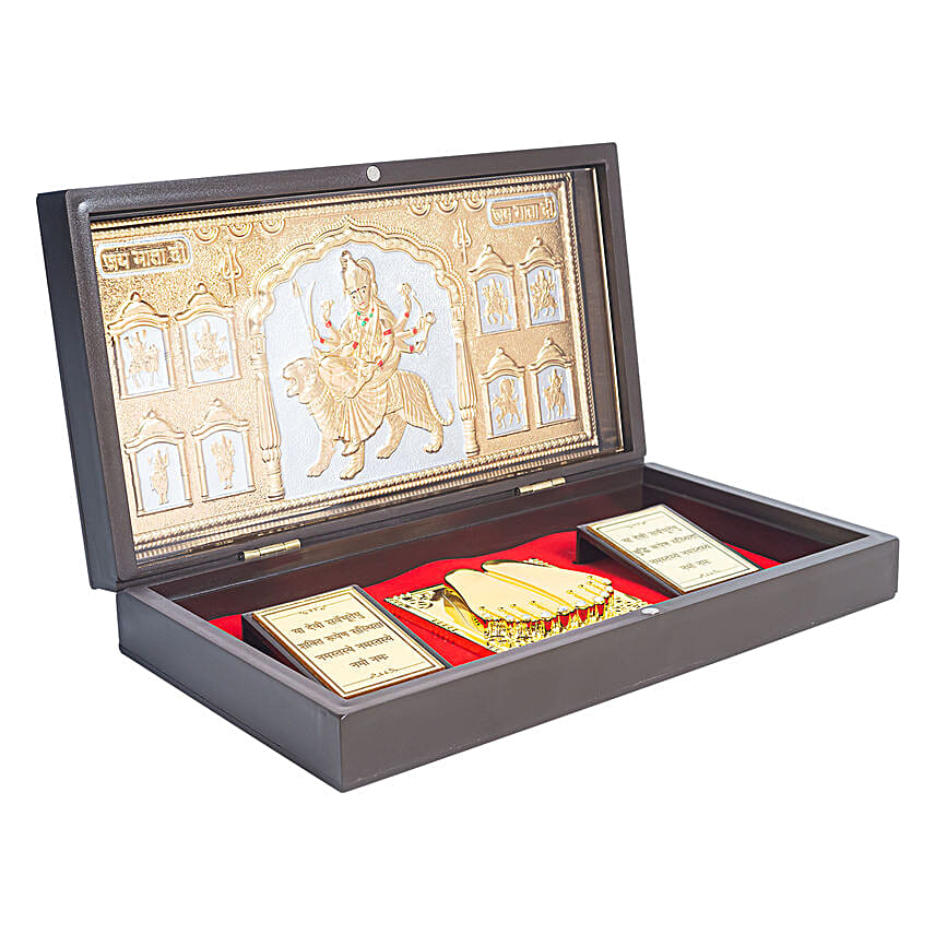 24Kt Ambey Maa Pooja Box