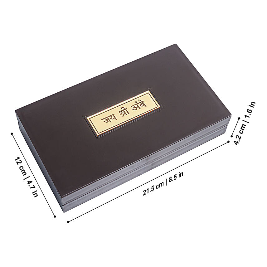 24Kt Ambey Maa Pooja Box