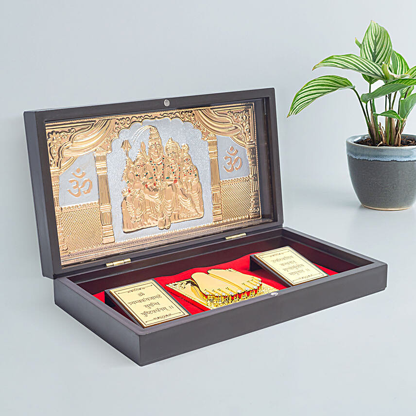 24Kt Om Namah Shivay Puja Box