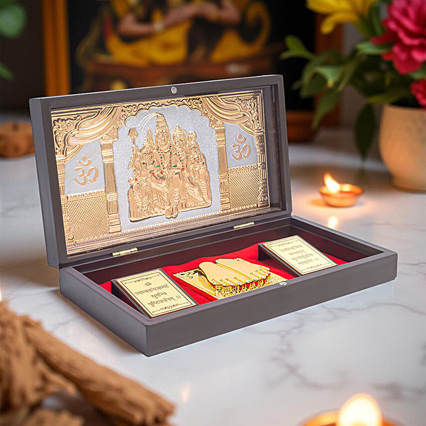 24Kt Om Namah Shivay Puja Box