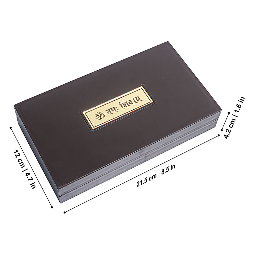 24Kt Om Namah Shivay Puja Box