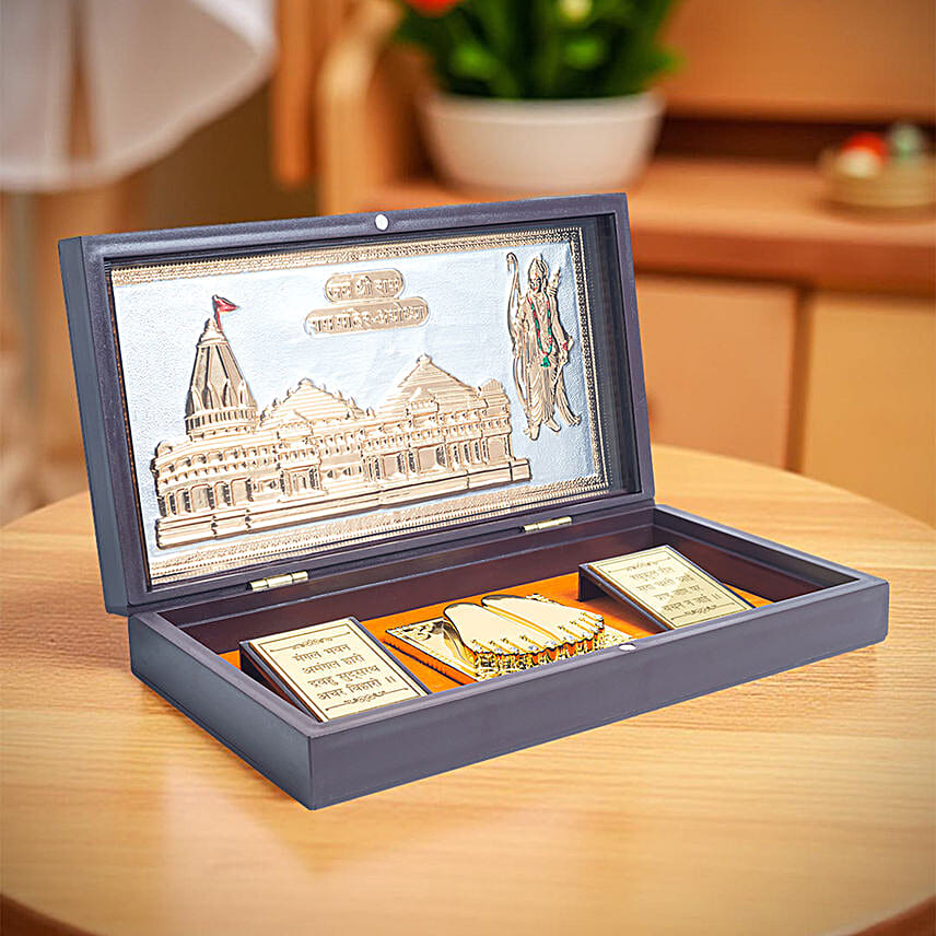 24Kt Shri Ram Ayodhya Mandir Pooja Box