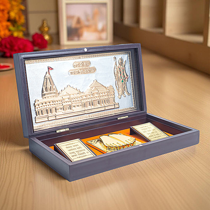 24Kt Shri Ram Ayodhya Mandir Pooja Box