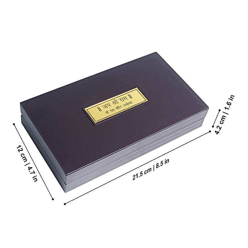 24Kt Shri Ram Ayodhya Mandir Pooja Box