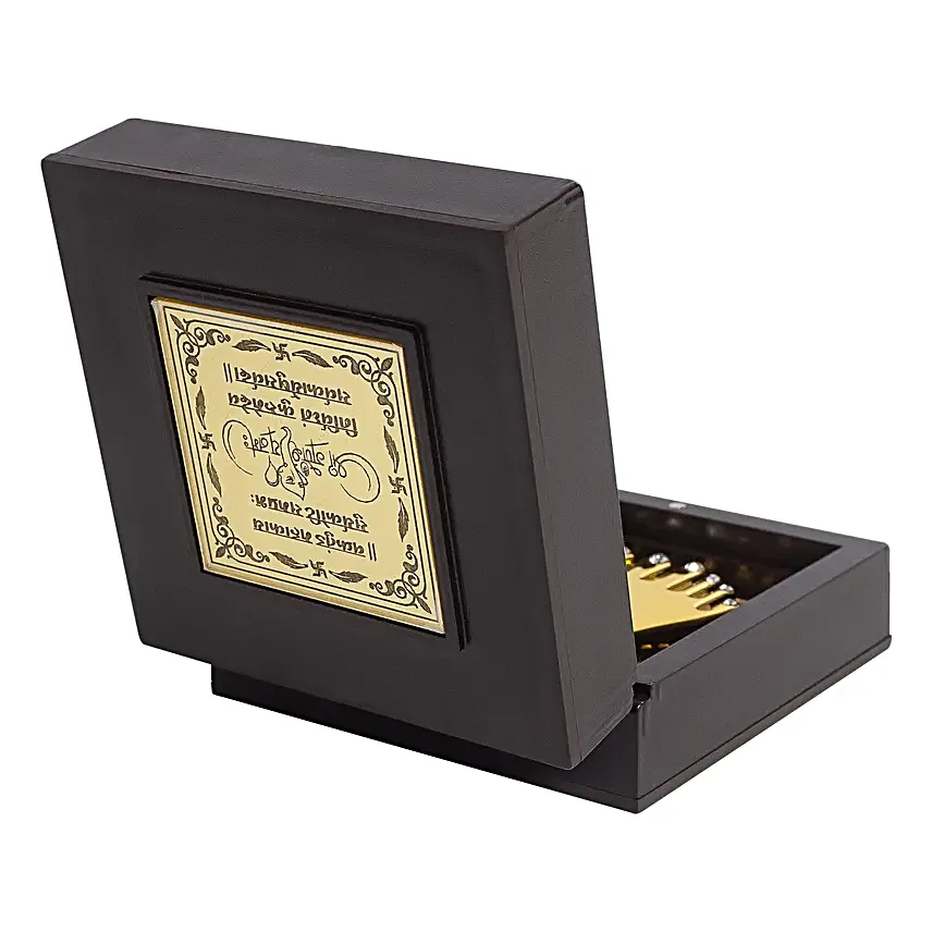 Ganesha Prayer Box Golden