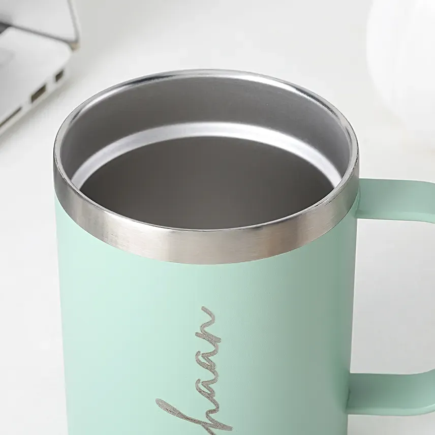 Personalised Vibrant Brew Mint Mug