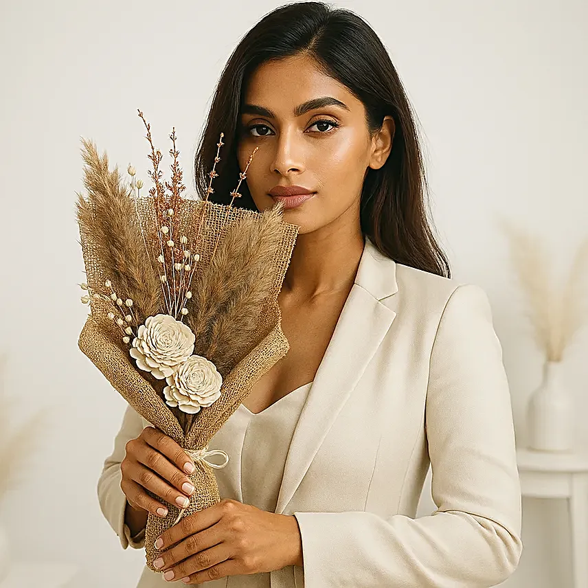 Rustic Dry Flower Arrangement