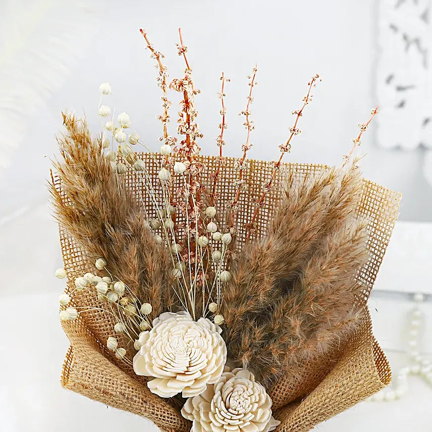 Rustic Dry Flower Arrangement