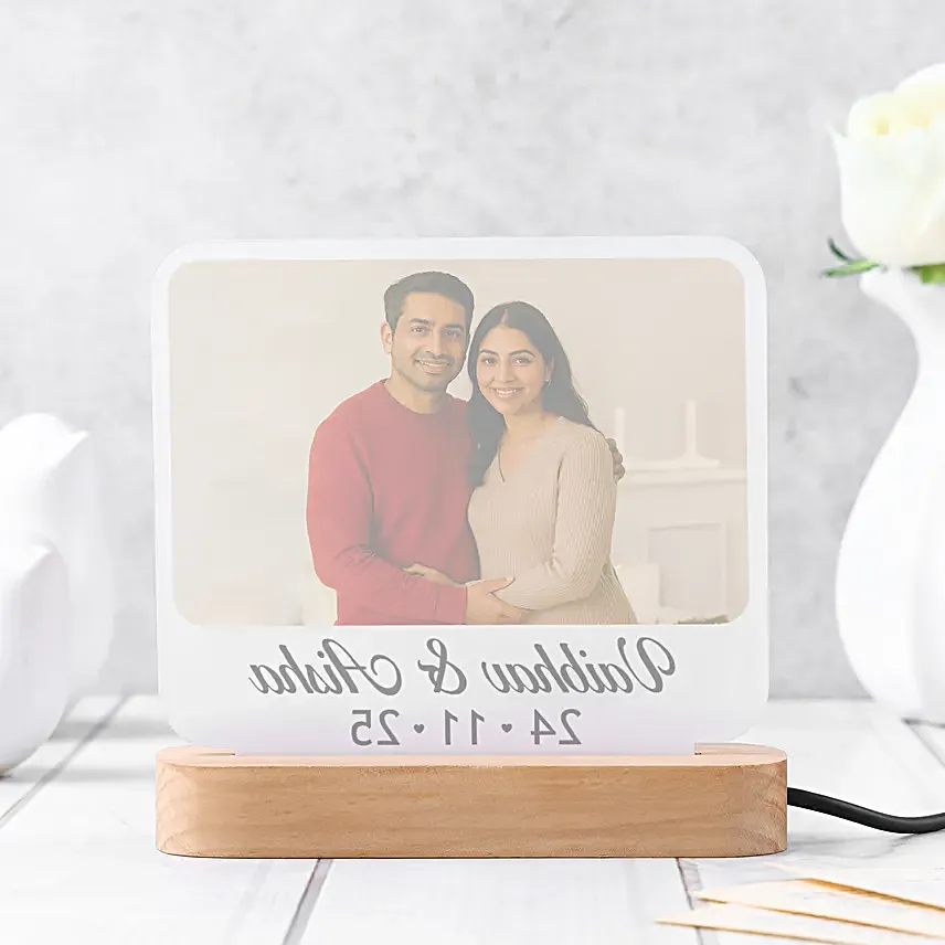 Cherished Personalised LED Lamp Gift