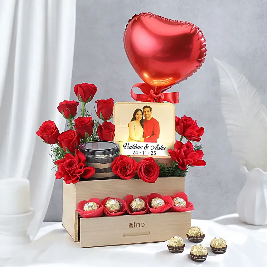 Love N Light Anniversary Surprise Hamper