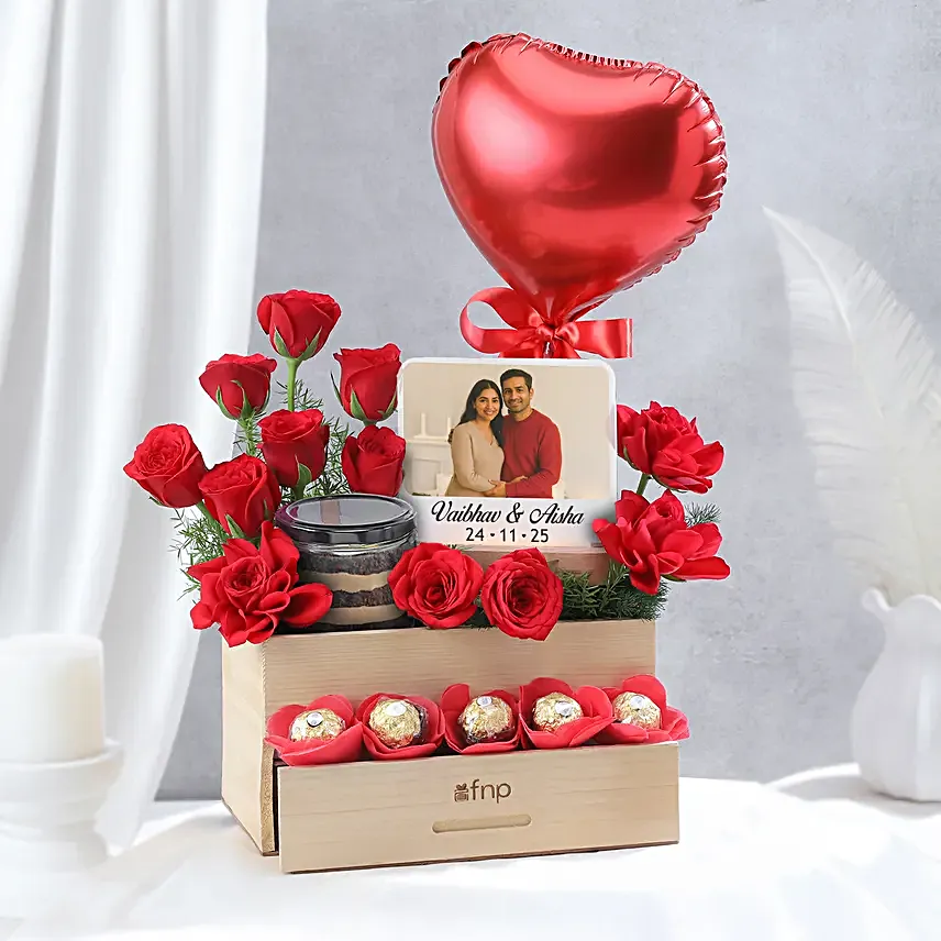 Love N Light Anniversary Surprise Hamper