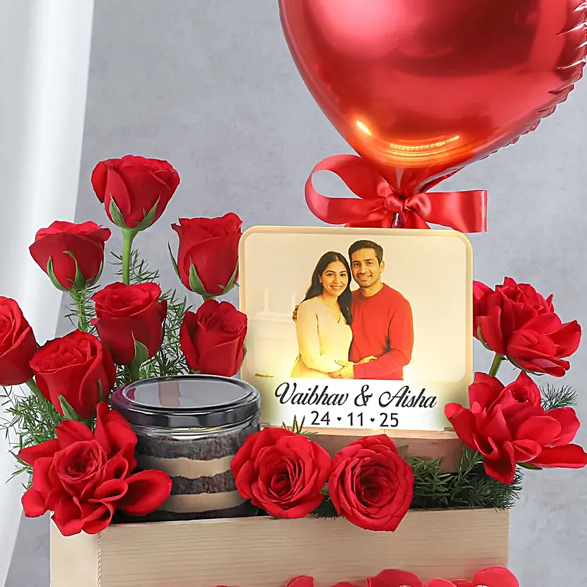 Love N Light Anniversary Surprise Hamper