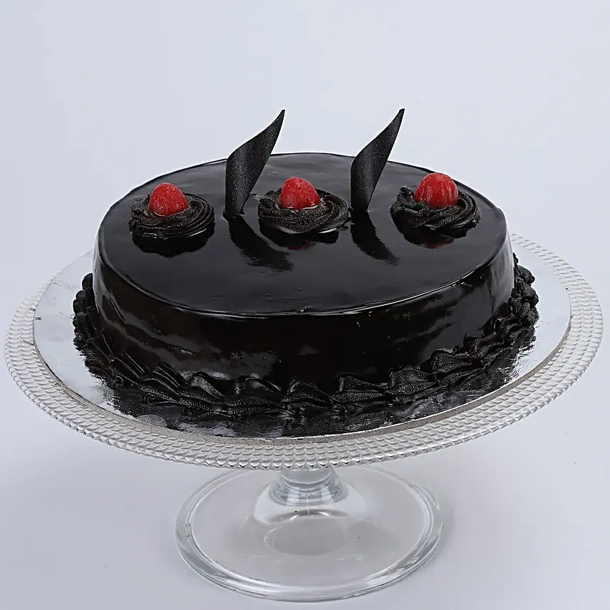 Online flower arrangement n truffle cake combo