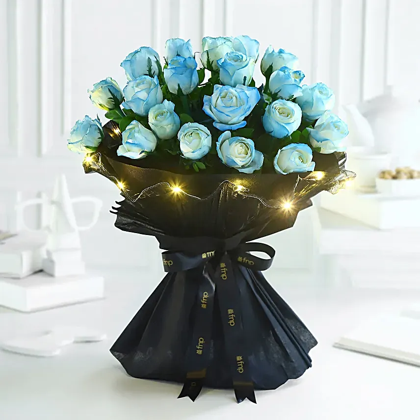 Starry Nightfall Bouquet N Truffle Cake Constellation