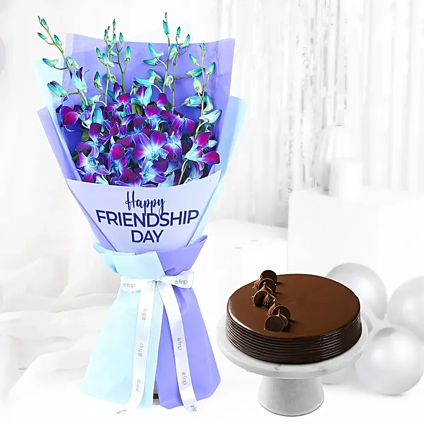 Sweet Orchid Celebration For Friendship Day