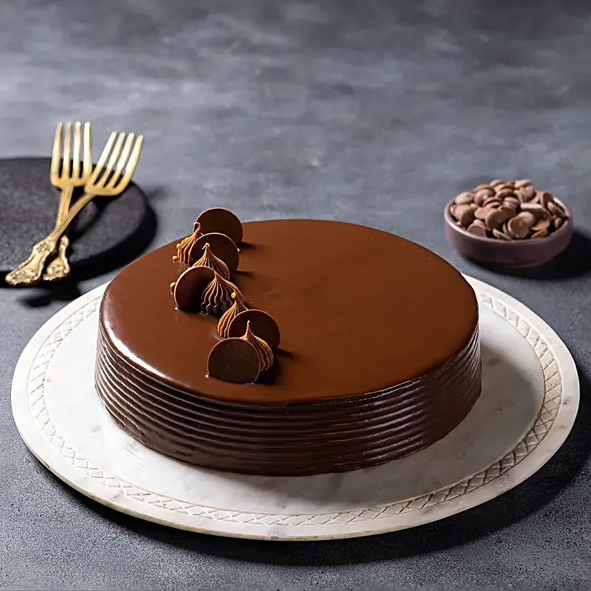 2 layer Bamboo with truffle cake