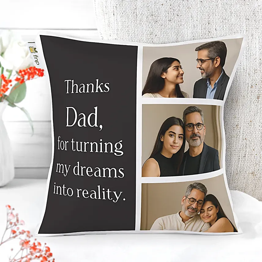 Comfy Photo Cushion for Fathers Day