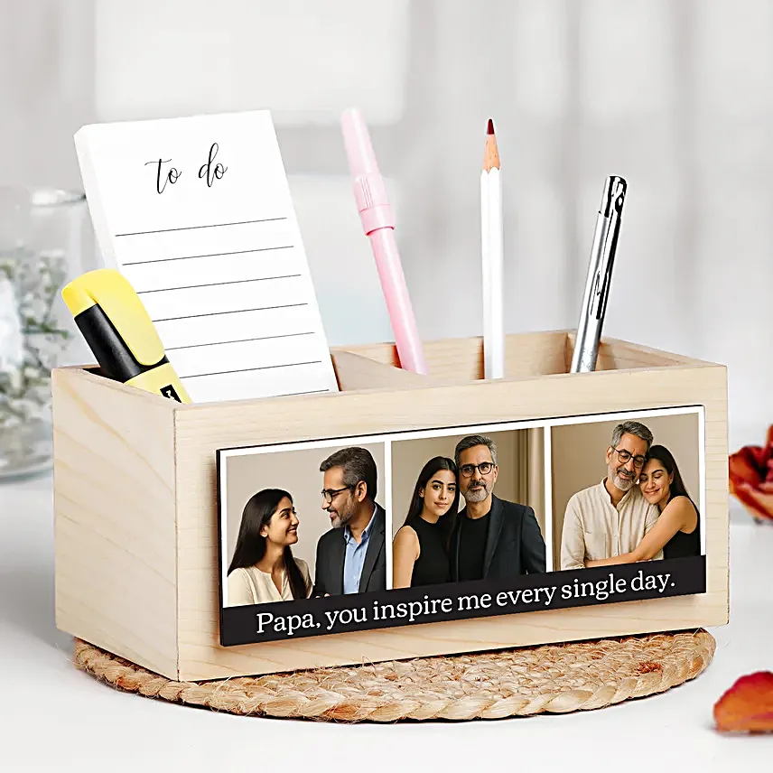 Custom Twin Slot Organiser for Dad