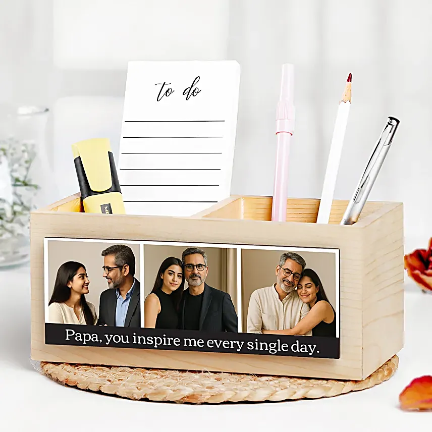 Custom Twin Slot Organiser for Dad