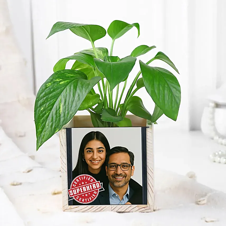 Money Plant N Desk Organiser Duo for Father