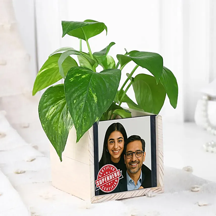 Money Plant N Desk Organiser Duo for Father