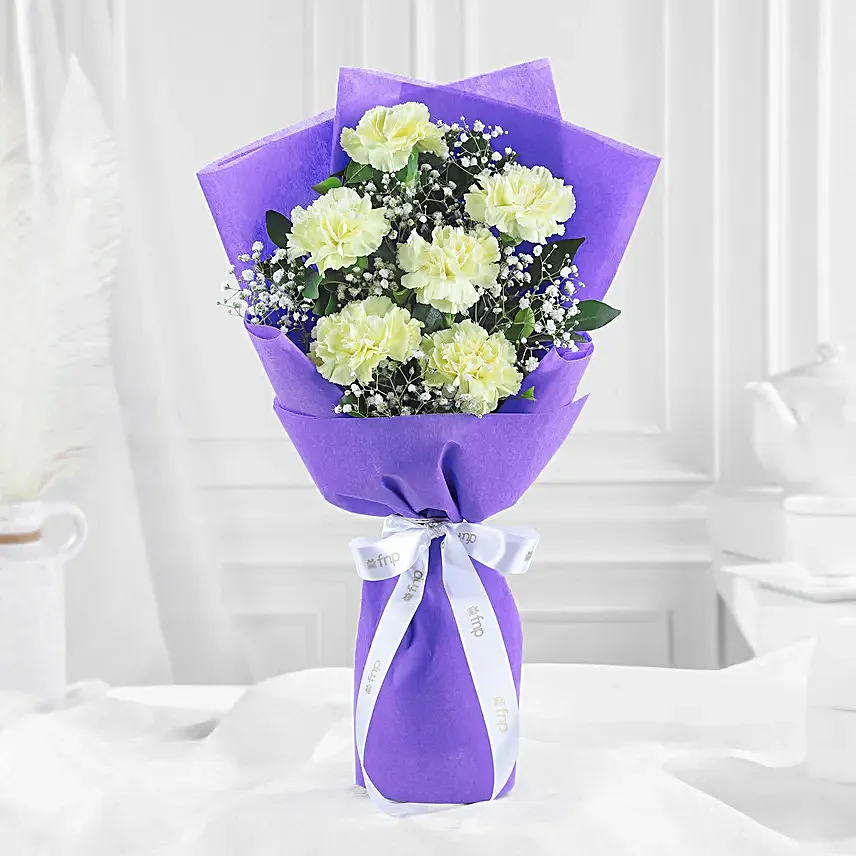 Buy Love Yellow Carnations