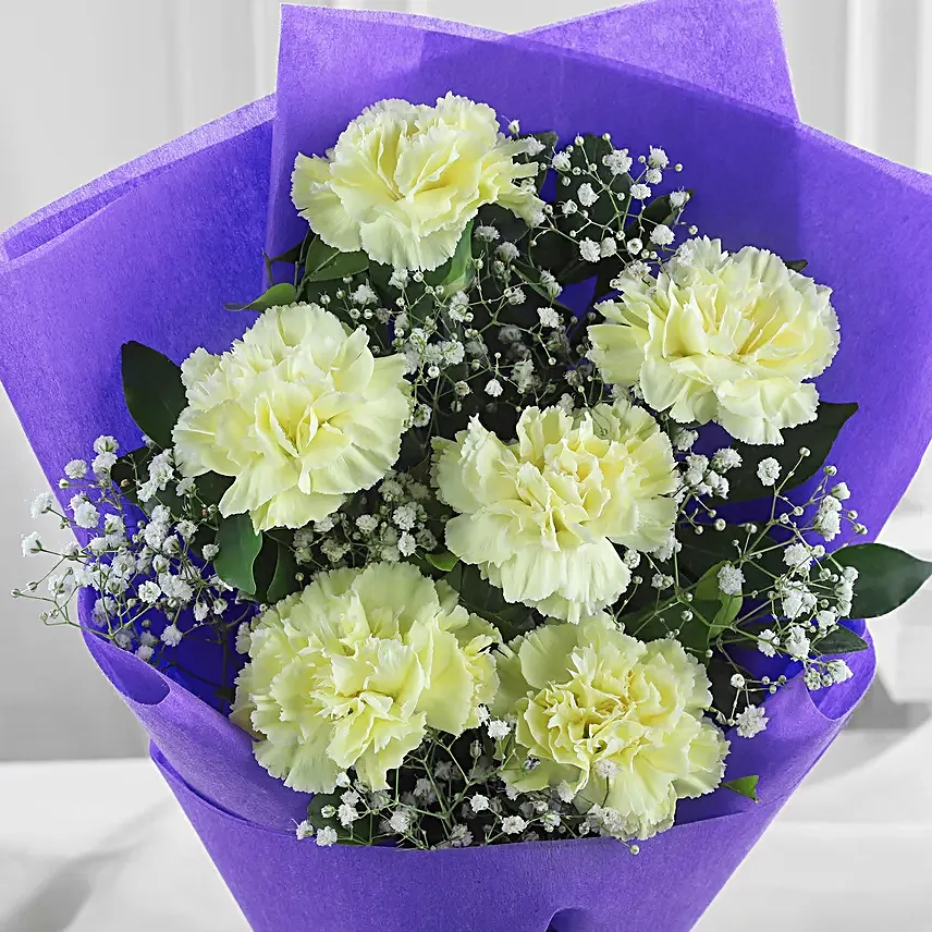 Buy Love Yellow Carnations