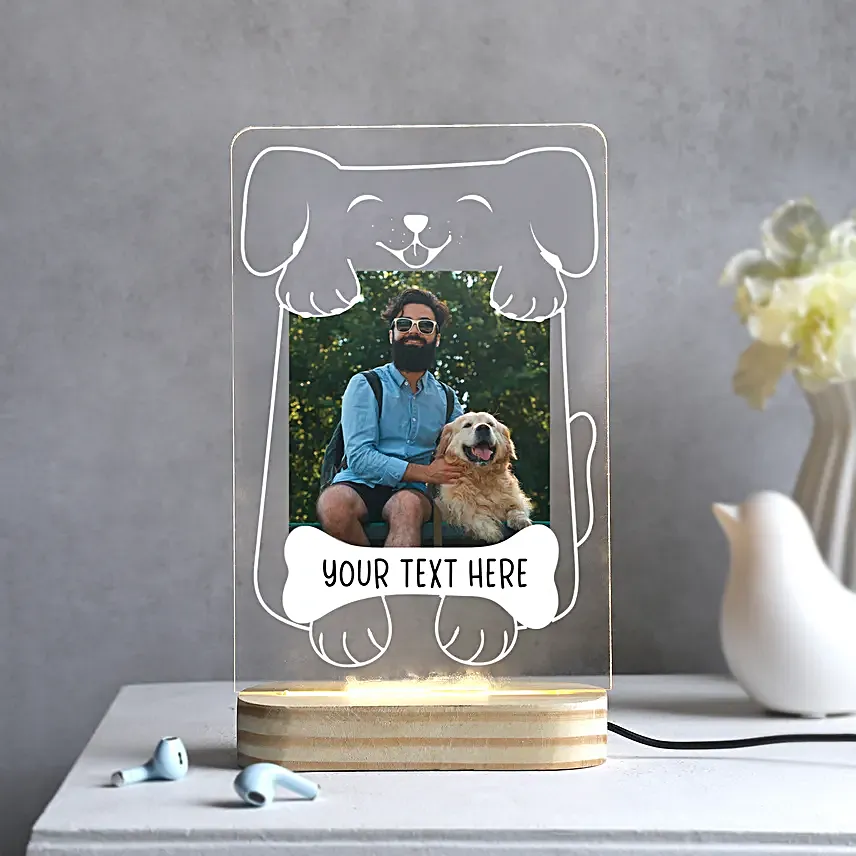 Pawfect Dog Dad LED Lamp Gift