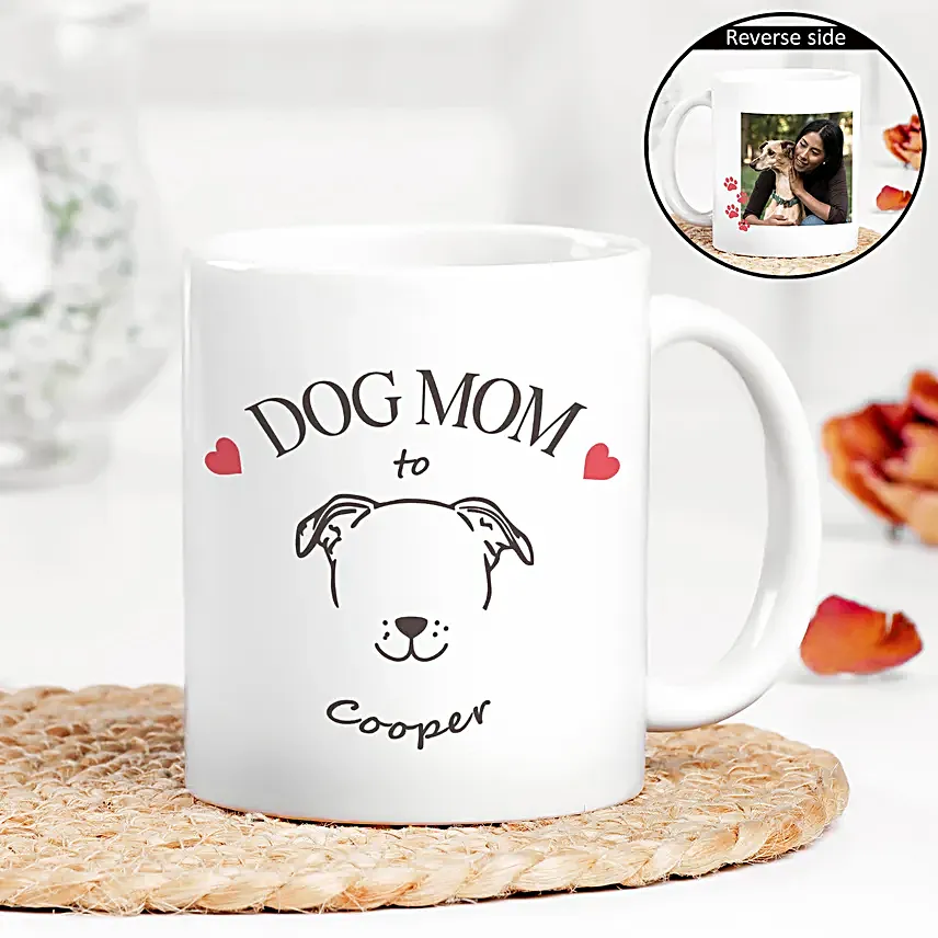 Custom Dog Mum Photo Mug Gift