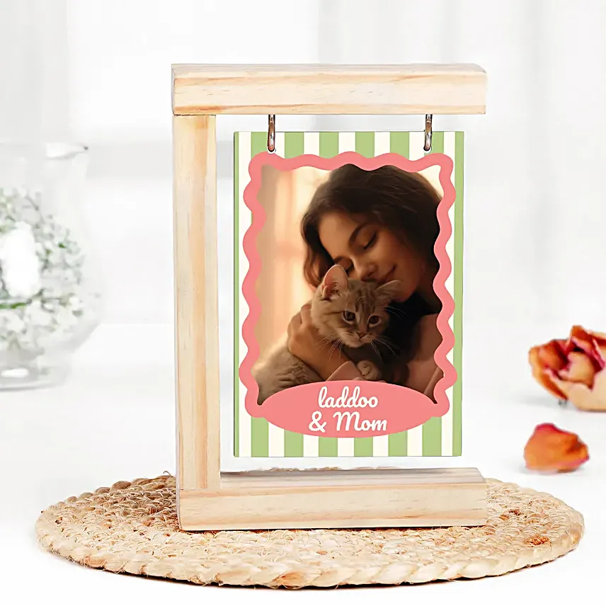 Cute Cat Mum Hanging Photo Frame