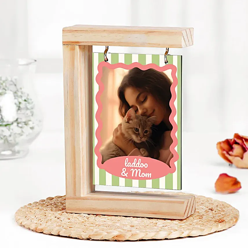 Cute Cat Mum Hanging Photo Frame