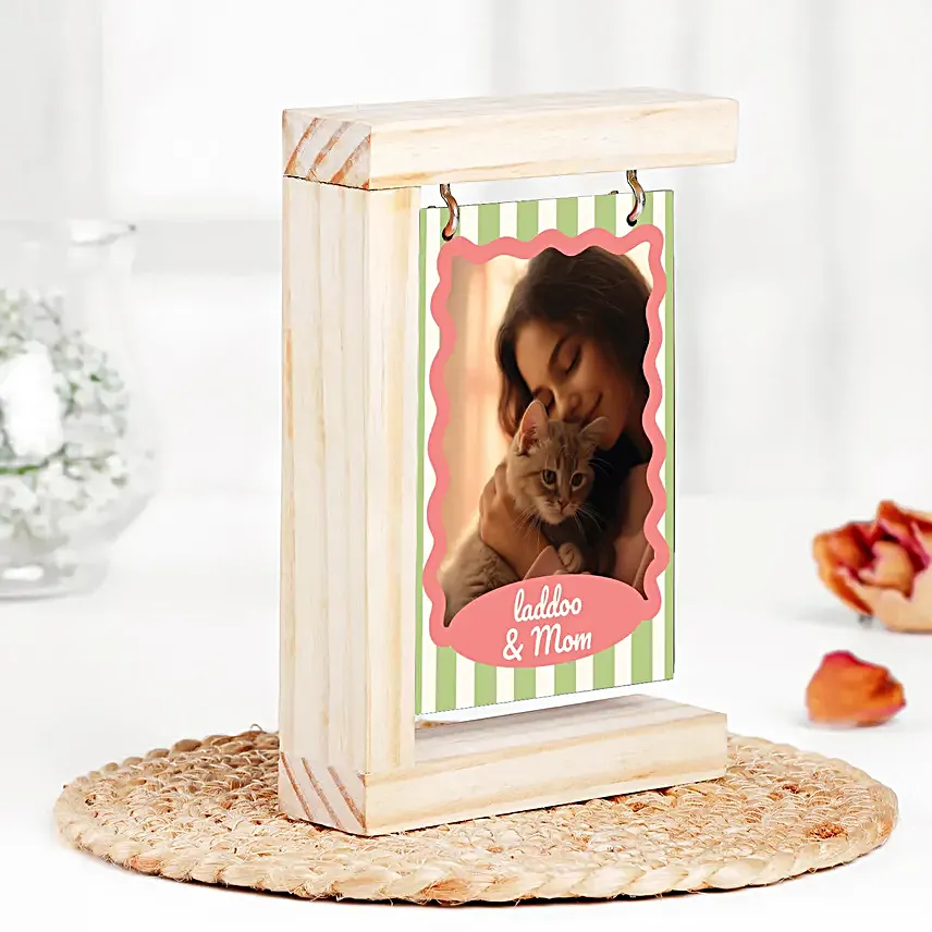 Cute Cat Mum Hanging Photo Frame
