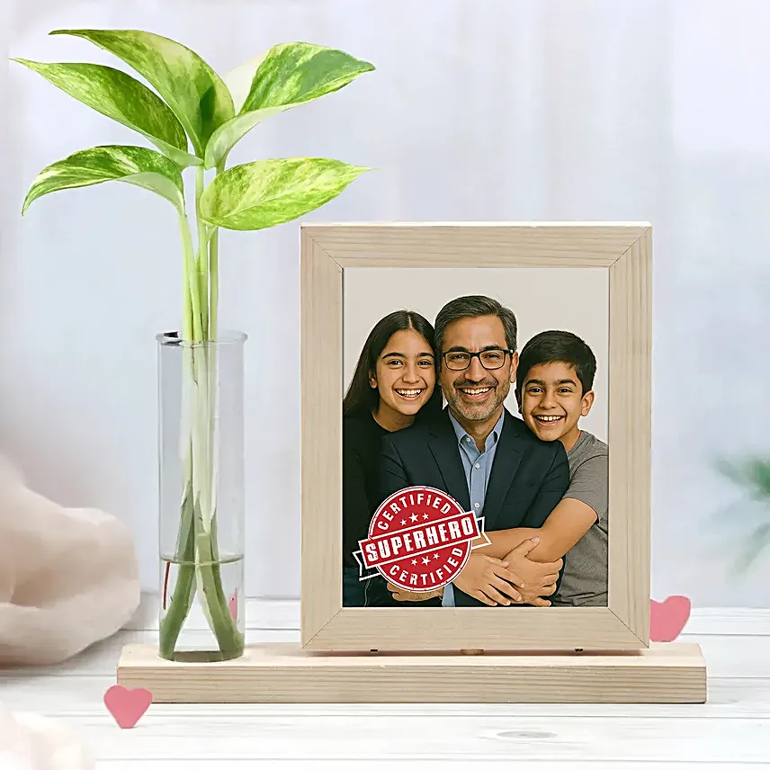Dads Rotating Green Memory Frame