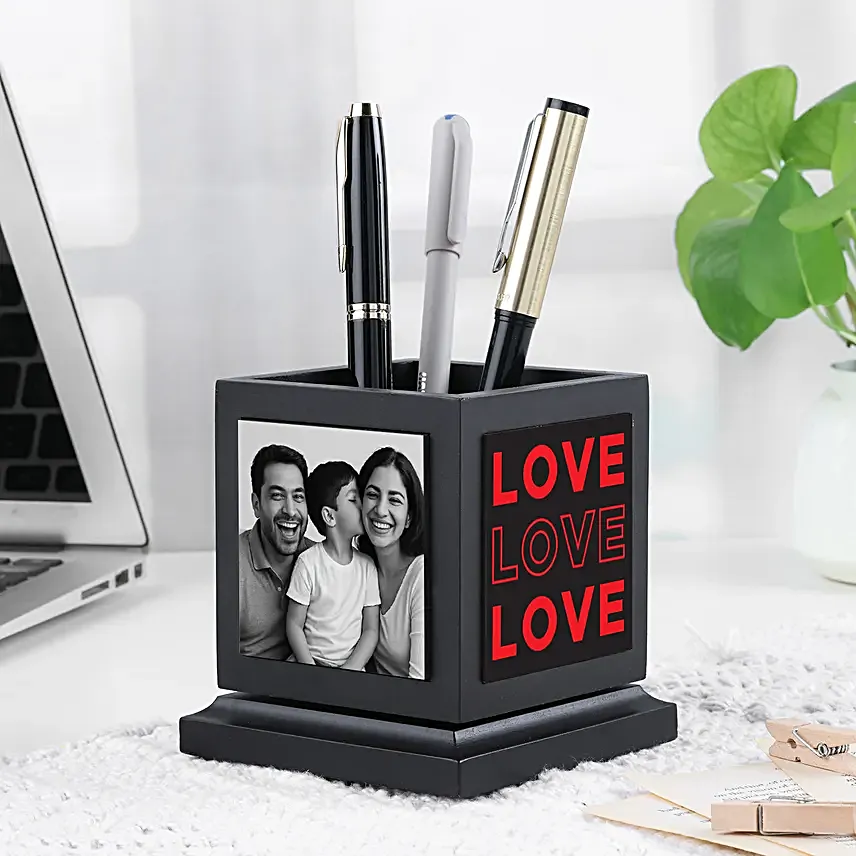Custome Rotating Pen Stand