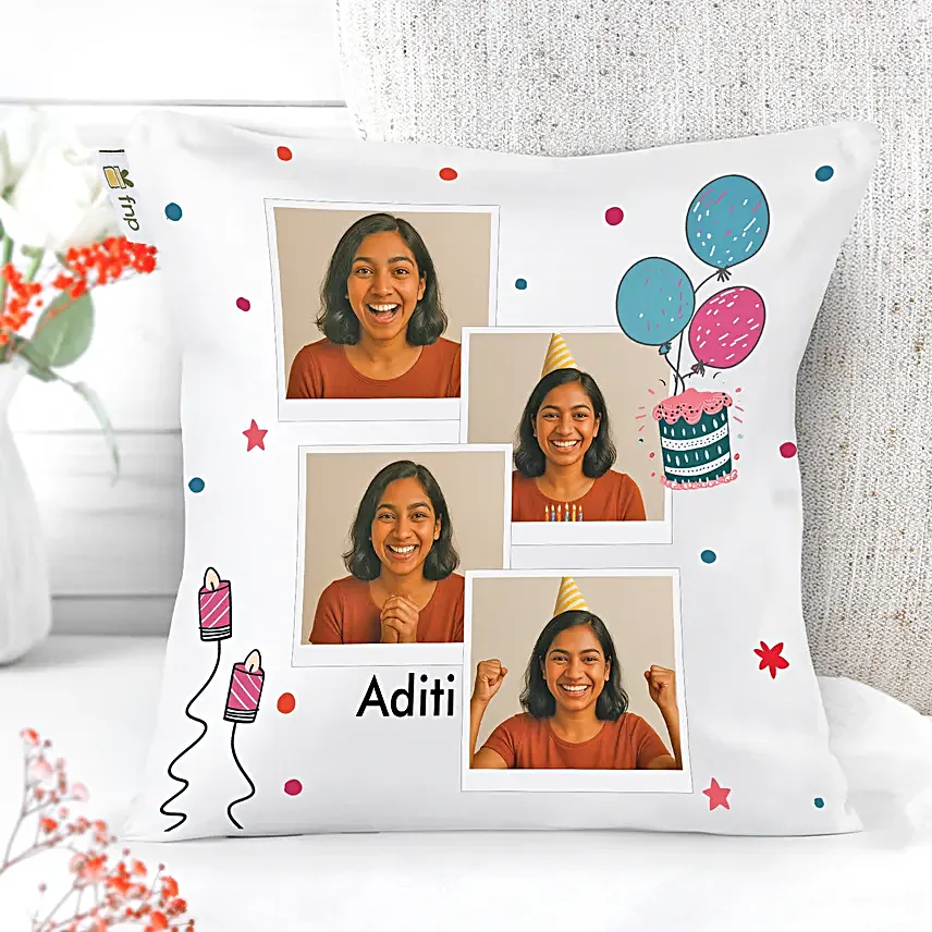 Warm Moments Photo Cushion