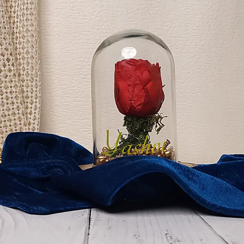 Personalised Forever Rose Valentine Gift