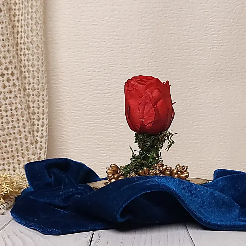 Personalised Forever Rose Valentine Gift