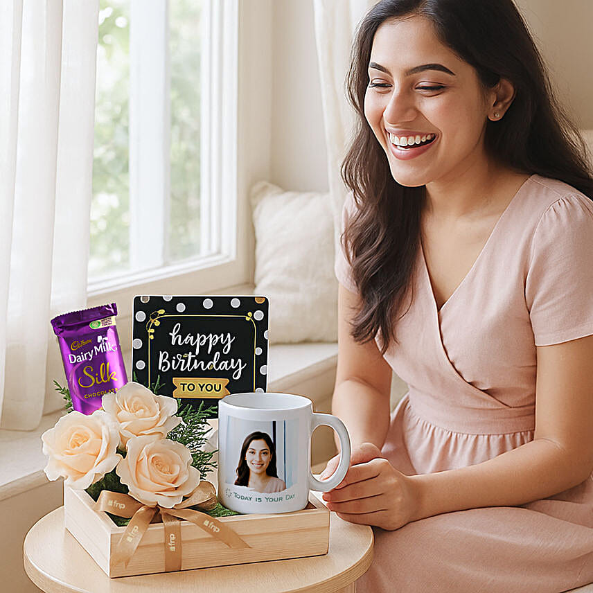 Personalised Mug with Chocolate Temptations
