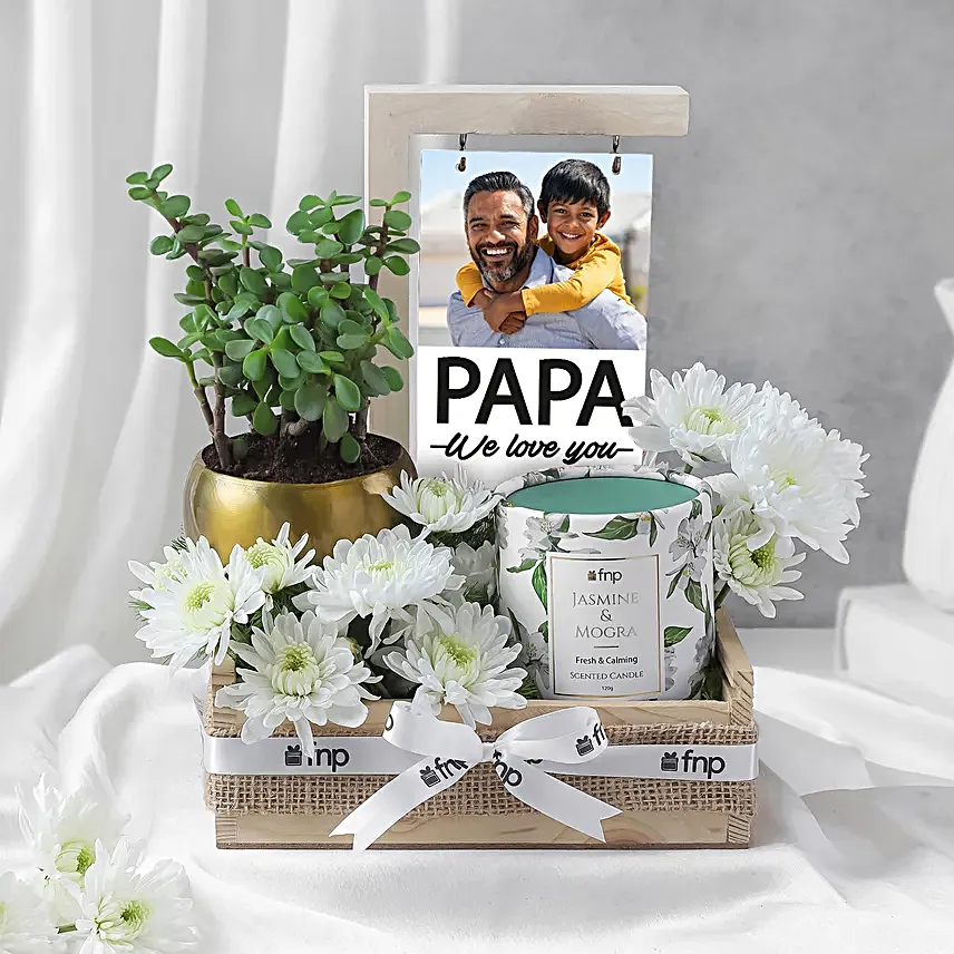 Dads Day Delight Photo Gift Box