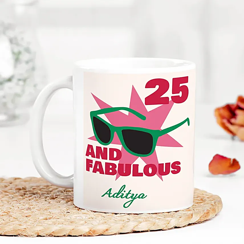 25 N Fabulous Personalised Mug