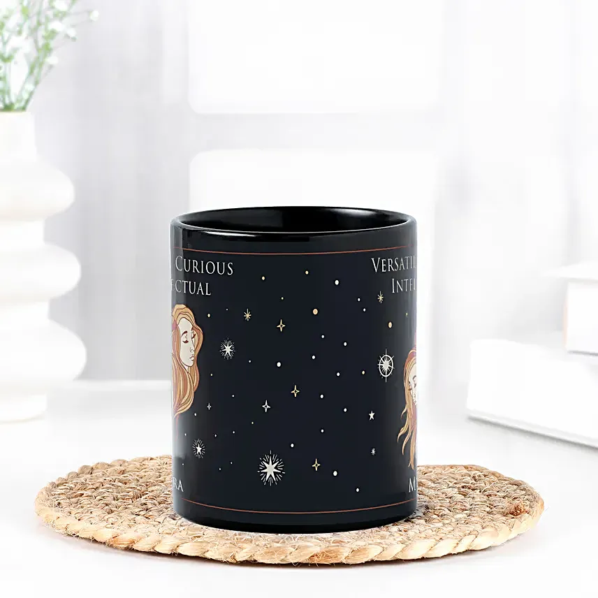 Sassy Gemini Black Ceramic Mug