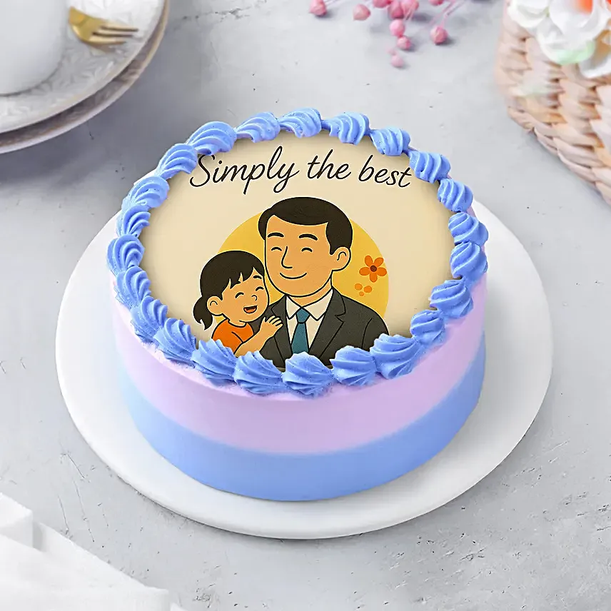Choco Cream Cake for Fathers Day