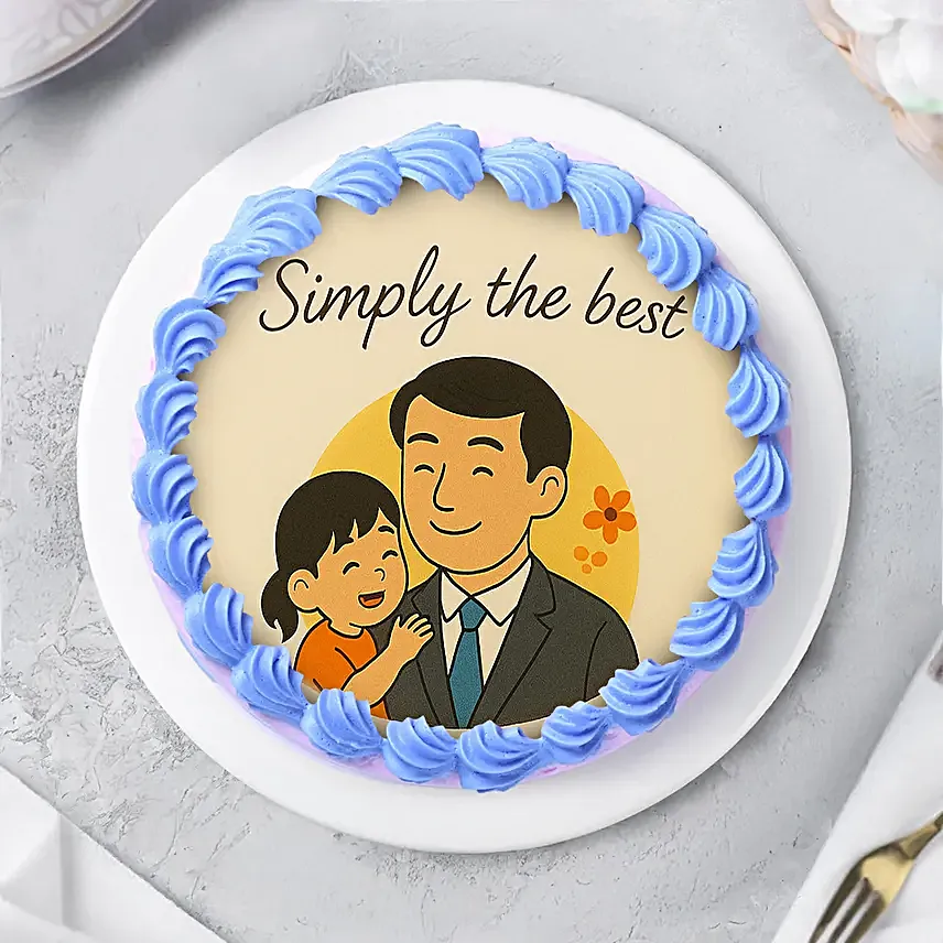 Choco Cream Cake for Fathers Day
