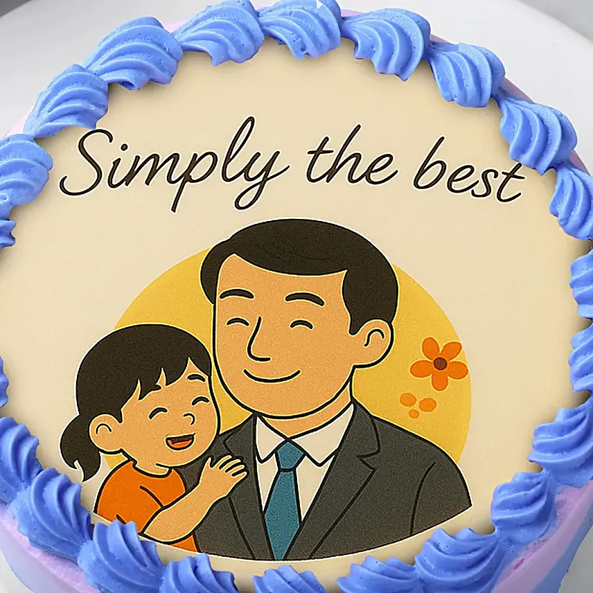 Choco Cream Cake for Fathers Day