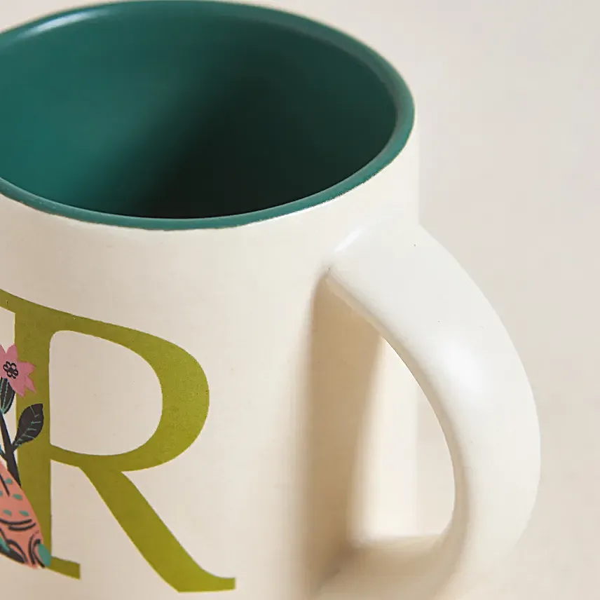 Chumbak Rabbit Monogram R Gift Mug