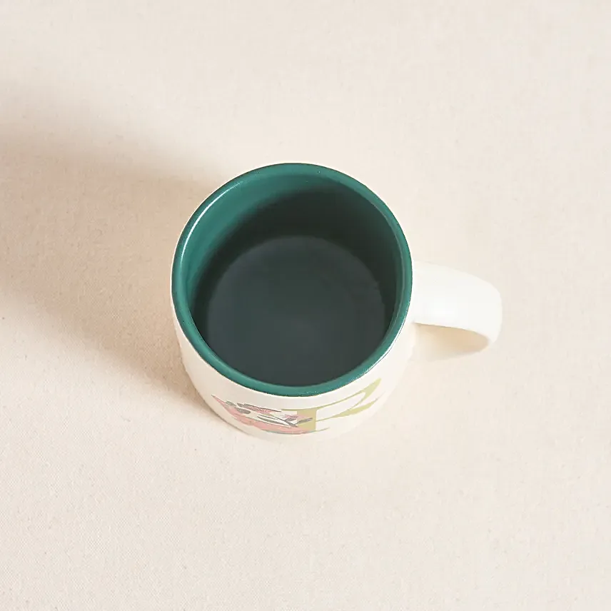 Chumbak Rabbit Monogram R Gift Mug
