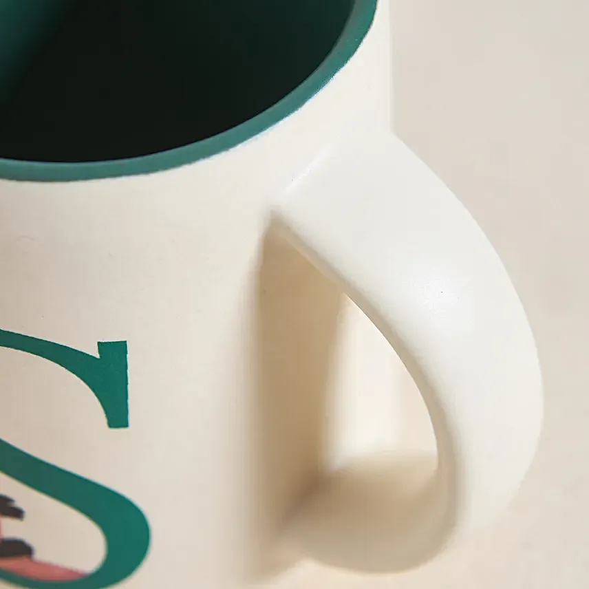 Chumbak Swan Beauty Monogram S Gift Mug