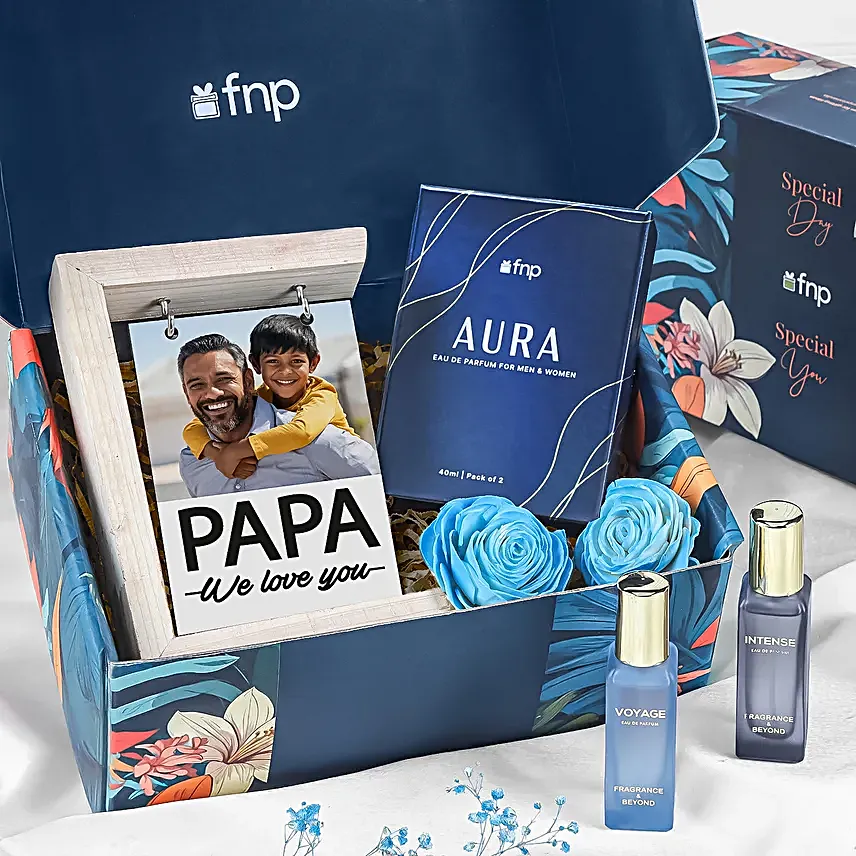Dads Day Frame N Fragrance Gift Set