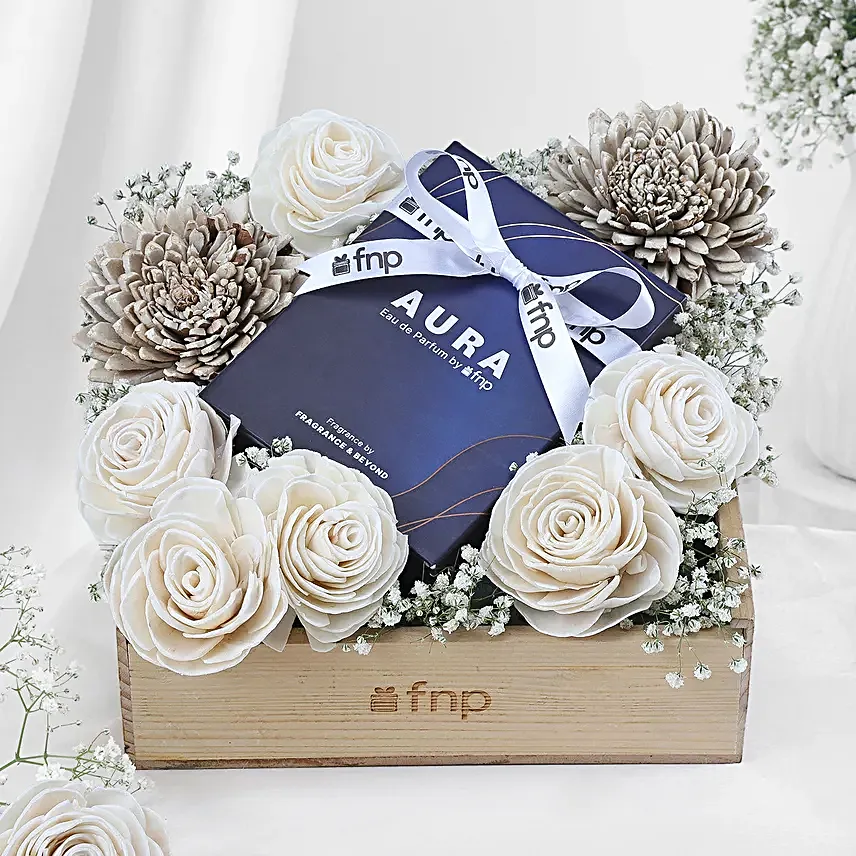 Aura Perfume Duo Set with Florals